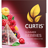 Чай фруктовый травяной Curtis Summer Berries 20 пирамидок (малина) фото Чай фруктовый травяной Curtis Summer Berries 20 пирамидок (малина)