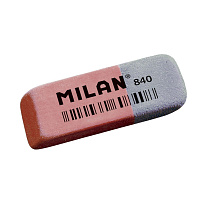 Ластик Milan 840 из синтетического каучука прямоугольный 52x19x8 мм фото Ластик Milan 840 из синтетического каучука прямоугольный 52x19x8 мм