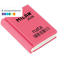 Ластик Milan 2036 ПВХ прямоугольный 39x29x9 мм фото Ластик Milan 2036 ПВХ прямоугольный 39x29x9 мм