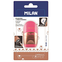 Ластик-точилка Milan из натурального каучука овальный 65х35х24 мм (BYM10378) фото Ластик-точилка Milan из натурального каучука овальный 65х35х24 мм (BYM10378)