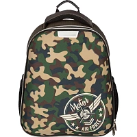 Ранец Комус Класс (№1 School) Basic Military анатомический зеленый светится в темноте с двумя отделениями фото Ранец Комус Класс (№1 School) Basic Military анатомический зеленый светится в темноте с двумя отделениями