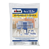 Пленка укрывная Unibob 4х12.5 м 8 мкм (40187) фото Пленка укрывная Unibob 4х12.5 м 8 мкм (40187)