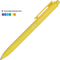 Ручка шариковая автоматическая Attache Confiture синяя корпус soft touch (толщина линии 0.5 мм) фото Ручка шариковая автоматическая Attache Confiture синяя корпус soft touch (толщина линии 0.5 мм)