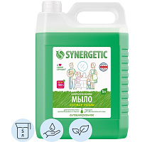 Мыло жидкое Synergetic Луговые травы 5000 мл фото Мыло жидкое Synergetic Луговые травы 5000 мл