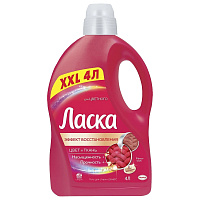 Жидкость для стирки Ласка для цветного белья 4 л