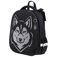 Ранец BRAUBERG SHINY, 2 отделения, с брелоком, "Husky", СВЕТЯЩИЙСЯ РИСУНОК, 38х28х14 см, 271383 фото Ранец BRAUBERG SHINY, 2 отделения, с брелоком, "Husky", СВЕТЯЩИЙСЯ РИСУНОК, 38х28х14 см, 271383