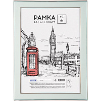 Рамка пластиковая 15*21см, OfficeSpace "Color", мятный фото Рамка пластиковая 15*21см, OfficeSpace "Color", мятный