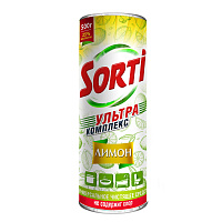 Универсальное чистящее средство Sorti Ультра комплекс Лимон порошок 500 г фото Универсальное чистящее средство Sorti Ультра комплекс Лимон порошок 500 г