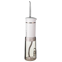 Ирригатор для полости рта REVYLINE RL 420, портативный, емкость резервуара 0,18 л, 2 насадки, белый фото Ирригатор для полости рта REVYLINE RL 420, портативный, емкость резервуара 0,18 л, 2 насадки, белый