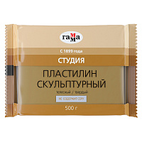 Пластилин скульптурный ГАММА "Студия", телесный, 0,5 кг, твердый, 2.80.Е050.001 фото Пластилин скульптурный ГАММА "Студия", телесный, 0,5 кг, твердый, 2.80.Е050.001