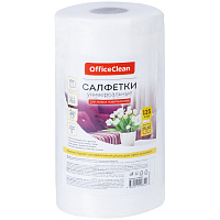 Салфетки универсальные OfficeClean, вискоза, 25*30см, 125шт., в рулоне, 45г/м2 фото Салфетки универсальные OfficeClean, вискоза, 25*30см, 125шт., в рулоне, 45г/м2