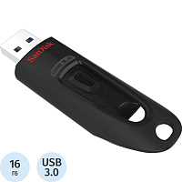 Флешка USB 3.0 16 ГБ Sandisk Ultra (SDCZ48-016G-U46) фото Флешка USB 3.0 16 ГБ Sandisk Ultra (SDCZ48-016G-U46)