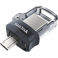 Флеш-память USB 3.0 micro USB 64 ГБ SanDisk Ultra Dual Drive (SDDD3-064G-G46) фото Флеш-память USB 3.0 micro USB 64 ГБ SanDisk Ultra Dual Drive (SDDD3-064G-G46)