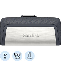 Флешка USB 3.1 32 ГБ Sandisk Ultra Dual Drive (SDDDC2-032G-G46) фото Флешка USB 3.1 32 ГБ Sandisk Ultra Dual Drive (SDDDC2-032G-G46)