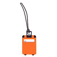 Бирка для багажа Trolley оранжевая фото Бирка для багажа Trolley оранжевая