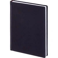 Ежедневник недатированный Attache Velvet искусственная кожа Soft Touch A5+ 136 листов темно-синий navy фото Ежедневник недатированный Attache Velvet искусственная кожа Soft Touch A5+ 136 листов темно-синий navy
