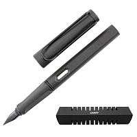 Ручка перьевая Lamy Safari цвет чернил синий, цвет корпуса умбра (артикул производителя 4000199) фото Ручка перьевая Lamy Safari цвет чернил синий, цвет корпуса умбра (артикул производителя 4000199)