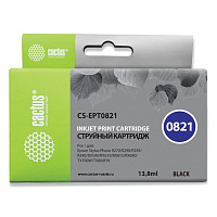 Картридж струйный CACTUS (CS-EPT0821) для EPSON Stylus R270/R390/ RX590, черный фото Картридж струйный CACTUS (CS-EPT0821) для EPSON Stylus R270/R390/ RX590, черный