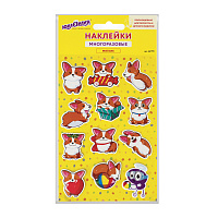 Наклейки зефирные "Корги", многоразовые, 10х15 см, ЮНЛАНДИЯ, 661791 фото Наклейки зефирные "Корги", многоразовые, 10х15 см, ЮНЛАНДИЯ, 661791