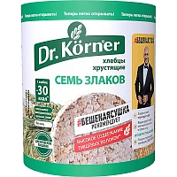 Хлебцы Dr.Korner Семь злаков пшеничные 100 г фото Хлебцы Dr.Korner Семь злаков пшеничные 100 г