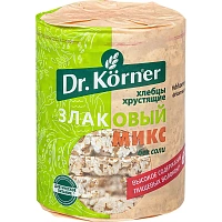 Хлебцы Dr.Korner Злаковый микс без соли пшеничные 90 г фото Хлебцы Dr.Korner Злаковый микс без соли пшеничные 90 г