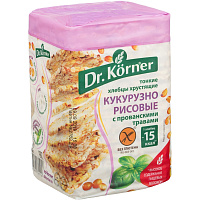 Хлебцы Dr.Korner С прованскими травами многозерновые 100 г фото Хлебцы Dr.Korner С прованскими травами многозерновые 100 г