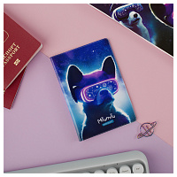 Обложка для паспорта MESHU "MiuMiu", ПВХ, 2 кармана фото Обложка для паспорта MESHU "MiuMiu", ПВХ, 2 кармана