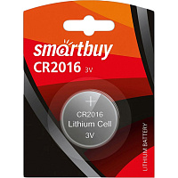 Батарейка CR2016 Smartbuy таблетка фото Батарейка CR2016 Smartbuy таблетка