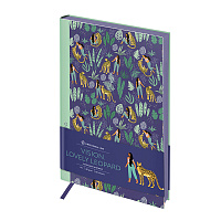 Записная книжка А5 80л. ЛАЙТ, кожзам, Greenwich Line "Vision. Lovely leopard", тон. блок, цв. срез фото Записная книжка А5 80л. ЛАЙТ, кожзам, Greenwich Line "Vision. Lovely leopard", тон. блок, цв. срез