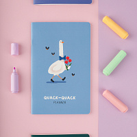Планер недатированный, 32л., 135*210мм, на скобе MESHU "Quack-Quack", матовая ламинация, выб. лак фото Планер недатированный, 32л., 135*210мм, на скобе MESHU "Quack-Quack", матовая ламинация, выб. лак