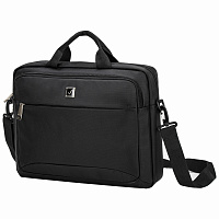 Сумка портфель BRAUBERG PROTECT с отделением для ноутбука 15,6", 2 отделения, черная, 30х40х7 см, 270831 фото Сумка портфель BRAUBERG PROTECT с отделением для ноутбука 15,6", 2 отделения, черная, 30х40х7 см, 270831