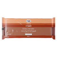 Пластилин скульптурный Гамма "Студия", терракотовый, мягкий, 1кг, пакет фото Пластилин скульптурный Гамма "Студия", терракотовый, мягкий, 1кг, пакет