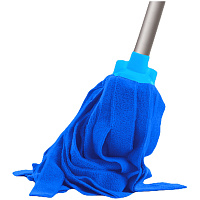 Насадка МОП ленточная для швабры OfficeClean Professional, микрофибра, длина 30см, 170г, синяя фото Насадка МОП ленточная для швабры OfficeClean Professional, микрофибра, длина 30см, 170г, синяя