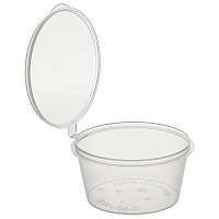 Соусник одноразовый 80 мл, Стандарт, с верхней крышкой, прозрачный, ВЗЛП, 1259П