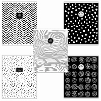 Тетрадь А5 48 л. HATBER скоба, клетка, ламинация, "I Like Black" (микс в спайке), 063153, 48Т5лВ1