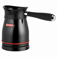 Турка электрическая CENTEK CT-1098, 0,5 л, 480 Вт, механическое управление, стальная, черная, CT-1098 SS фото Турка электрическая CENTEK CT-1098, 0,5 л, 480 Вт, механическое управление, стальная, черная, CT-1098 SS