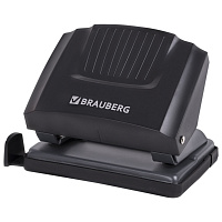 Дырокол BRAUBERG "SUPER", до 20 листов, черный, 272742 фото Дырокол BRAUBERG "SUPER", до 20 листов, черный, 272742