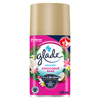 Сменный баллон для освежителя воздуха Glade Automatic "Кокосовый Бали", 269мл фото Сменный баллон для освежителя воздуха Glade Automatic "Кокосовый Бали", 269мл