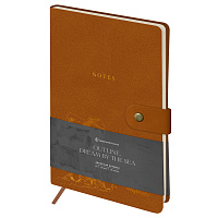 Записная книжка А5 80л., ЛАЙТ, кожзам, Greenwich Line "Outline. Dream by the sea" с замком, тиснение фольгой, внутренний карман, блок в точку фото Записная книжка А5 80л., ЛАЙТ, кожзам, Greenwich Line "Outline. Dream by the sea" с замком, тиснение фольгой, внутренний карман, блок в точку