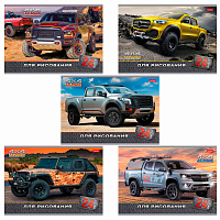 Альбом для рисования, А4, 24 листа, скоба, обложка картон, HATBER, 205х290 мм, "JEEPING", 004044, 24А4В фото Альбом для рисования, А4, 24 листа, скоба, обложка картон, HATBER, 205х290 мм, "JEEPING", 004044, 24А4В