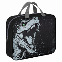 Папка на молнии с ручками BRAUBERG А4, 1 отделение, полиэстер, 80 мм, Scary dino, 273308 фото Папка на молнии с ручками BRAUBERG А4, 1 отделение, полиэстер, 80 мм, Scary dino, 273308