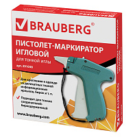 Пистолет-маркиратор игловой, тонкая игла, BRAUBERG, 291038 фото Пистолет-маркиратор игловой, тонкая игла, BRAUBERG, 291038