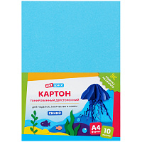 Картон цветной А4, ArtSpace, 10л., тонированный, синий, 180г/м2 фото Картон цветной А4, ArtSpace, 10л., тонированный, синий, 180г/м2