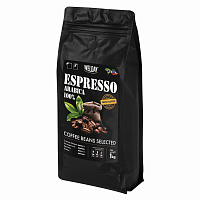 Кофе в зернах WELDAY (ВЭЛДЭЙ) "ESPRESSO Arabica" 1 кг, арабика 100%, 623437, УТ000015160 фото Кофе в зернах WELDAY (ВЭЛДЭЙ) "ESPRESSO Arabica" 1 кг, арабика 100%, 623437, УТ000015160