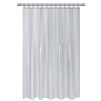 Шторка для ванной EVA, 180х200 см, кольца в комплекте, СЕРЫЕ ЛИНИИ, PRIMILA (ПРИМИЛА), 700107