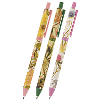 Ручка шариковая автоматическая BRUNO VISCONTI "ArtClick", СИНЯЯ, Flora.Bloom, ассорти, 0,5 мм, 20-0374/02 фото Ручка шариковая автоматическая BRUNO VISCONTI "ArtClick", СИНЯЯ, Flora.Bloom, ассорти, 0,5 мм, 20-0374/02