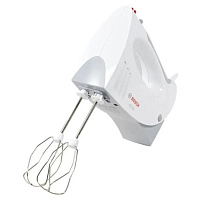 Миксер BOSCH MFQ 3540, 450 Вт, 5 скоростей, 2 венчика, 2 крюка для теста, стакан, белый, MFQ3540 фото Миксер BOSCH MFQ 3540, 450 Вт, 5 скоростей, 2 венчика, 2 крюка для теста, стакан, белый, MFQ3540