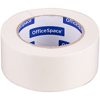 Клейкая лента малярная OfficeSpace, 48мм*50м, ШК фото Клейкая лента малярная OfficeSpace, 48мм*50м, ШК