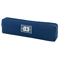 Пенал ЮНЛАНДИЯ ЮНИОР, 1 отделение, полиэстер, аппликация, "Winner", 20х6х4 см, 273800