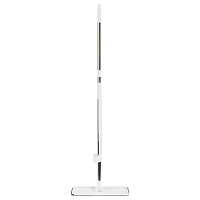 Швабра c отжимом, плоская, OfficeClean Professional, мет. ручка 120 см., две насадки из микрофибры фото Швабра c отжимом, плоская, OfficeClean Professional, мет. ручка 120 см., две насадки из микрофибры